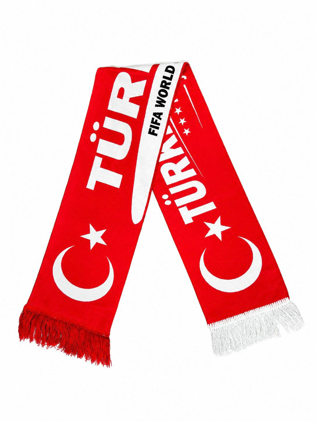 Türkiye vs USA 2026 Woven Fan Scarf