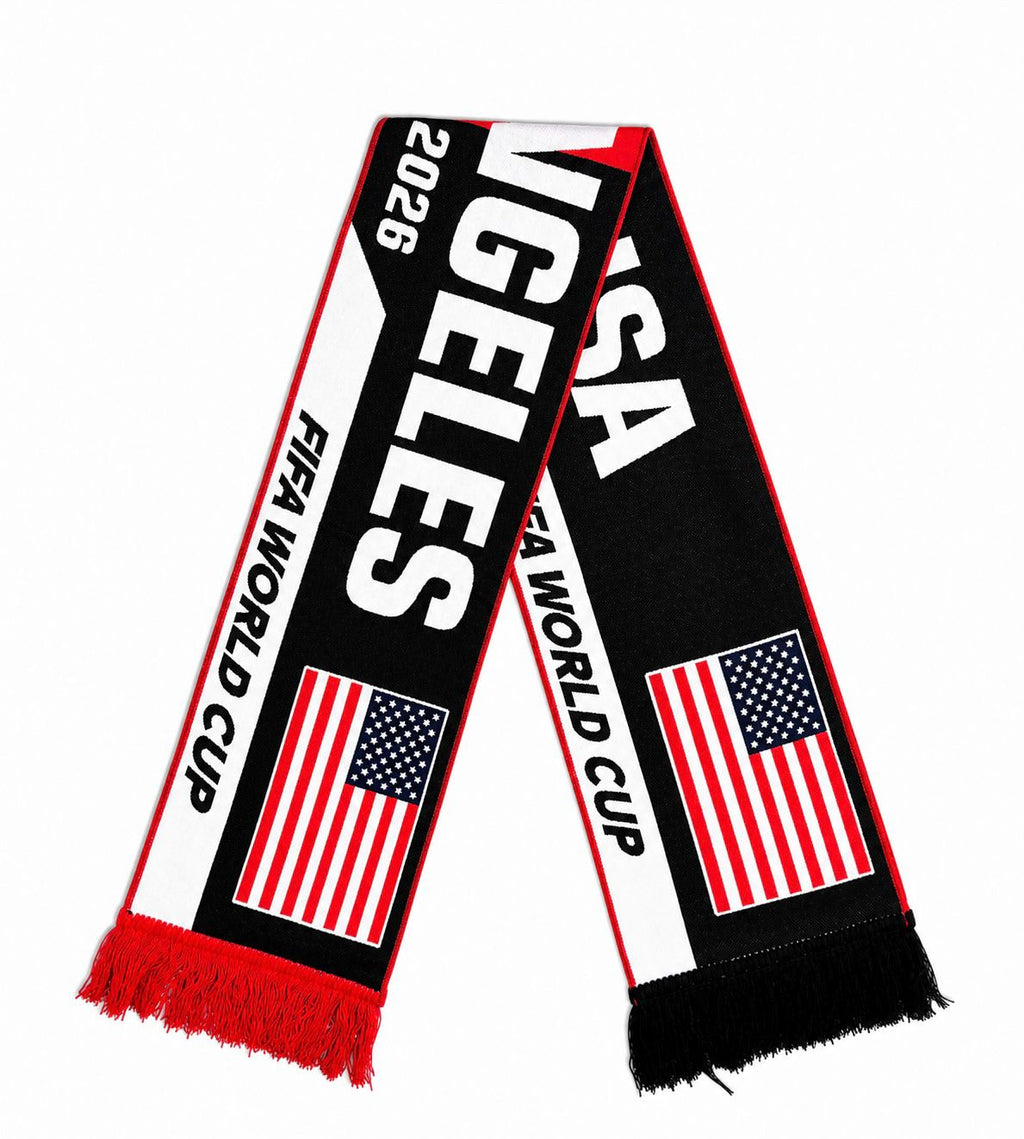 Türkiye vs USA Los Angeles 2026 Woven Fan Scarf